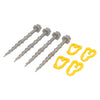 Clavijas de tornillo Alu-camp 15cm (juego de 4)