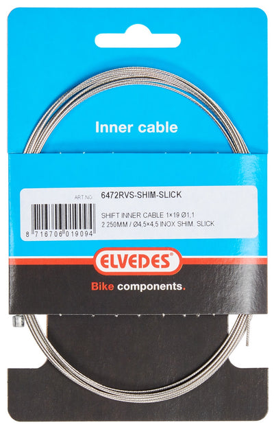 Elvedes cambio cable interior acero inoxidable 49dr pezón 4x4 caja (50)