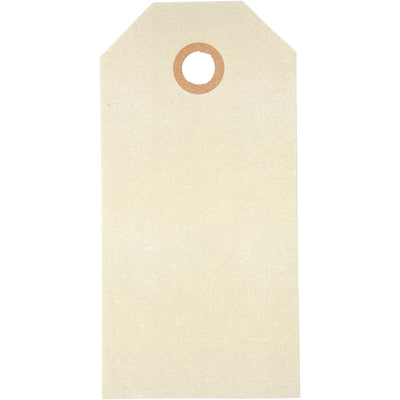 Etiquetas manila Creativ company, tamaño 5x10 cm, 250 gr, crema, 20 piezas 1 caja