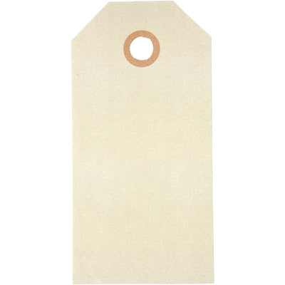 Etiquetas de creativ Company Manilla, Dim 5x10 cm, 250 gr, crema, 1000 piezas 1 caja