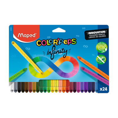Matita colorata Quantore maped color peps Infinity set 24 colori