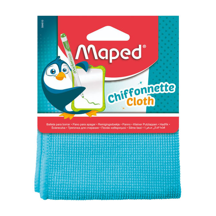 Quantore strofinaccio microfibra mappata 20x20cm blu