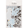 Etichette Vivi gade, misura 3,1-11,4 cm, nero, blu, grigio, bianco, 54 pezzi 1 scatola