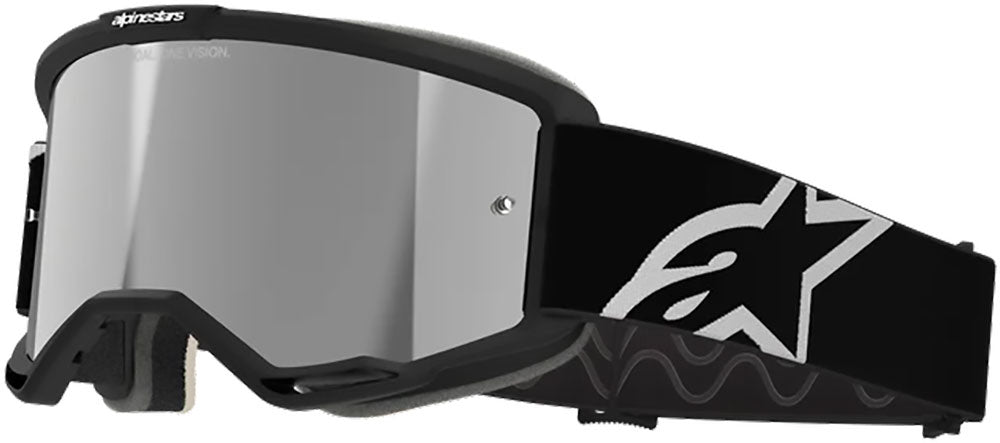 Alpinestars vision 5 corp (mirror silver) - maschera da mtb