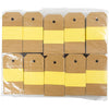 Etichette manila Creative Company, misura 4x8 cm, 250 gr, oro, 1000 pezzi 1 scatola