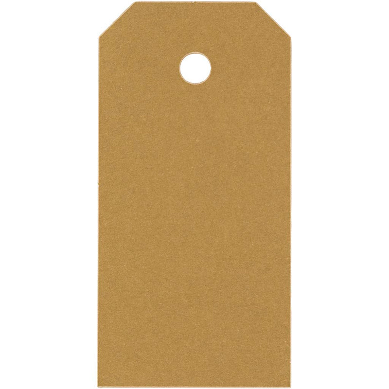Etichette manila Creative Company, misura 4x8 cm, 250 gr, oro, 1000 pezzi 1 scatola