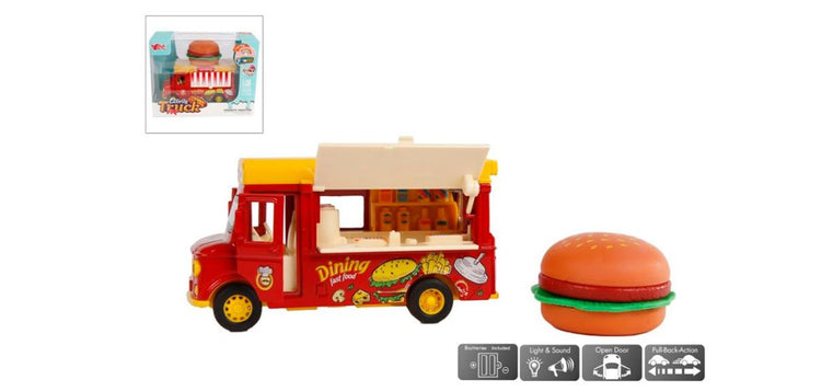 Furgone portahamburger pressofuso con suono