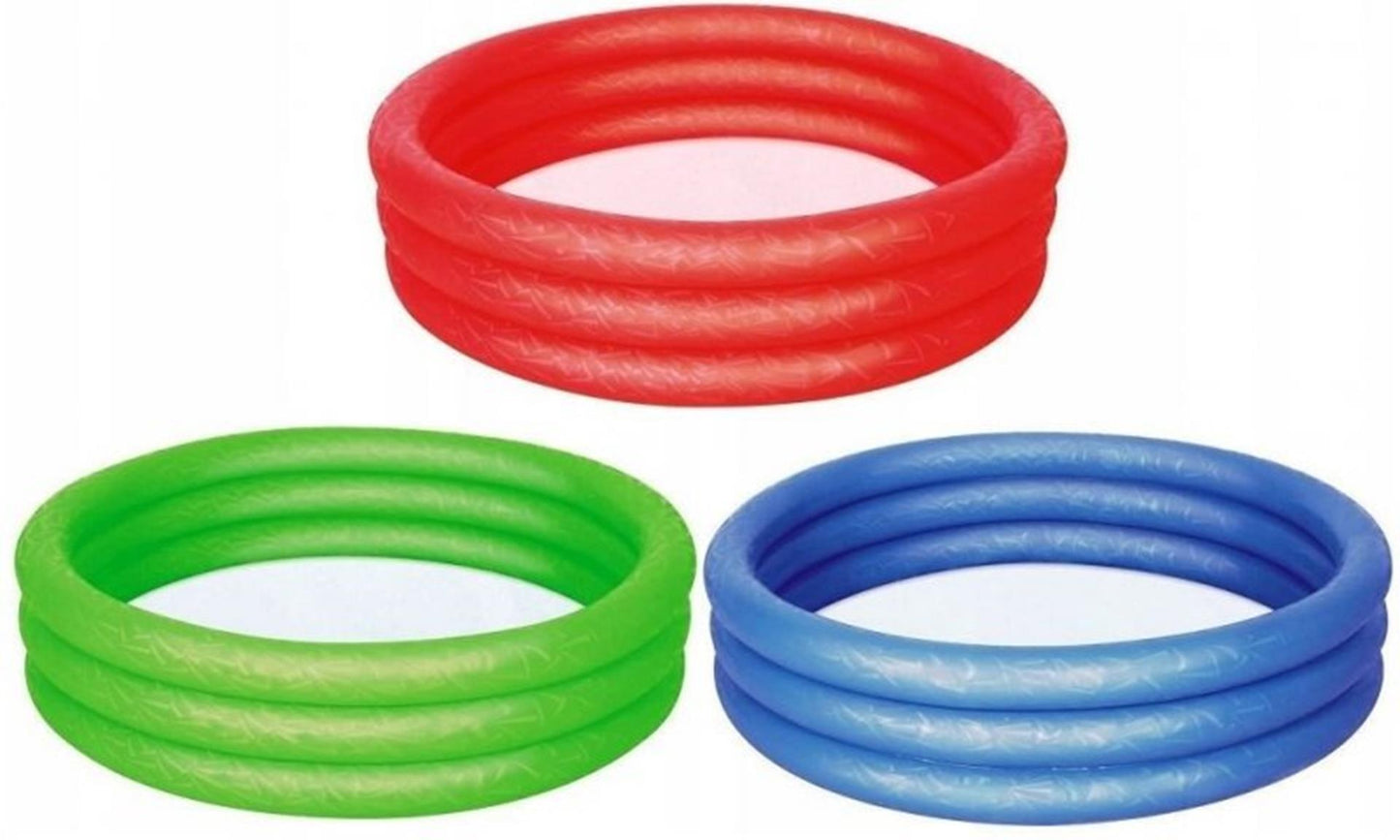 Piscina Bestway 3 anelli 102x25 cm assortiti