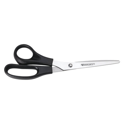 Quantore Schaar Westcott Buro 210mm stainless steel with art fabric grip left -handed