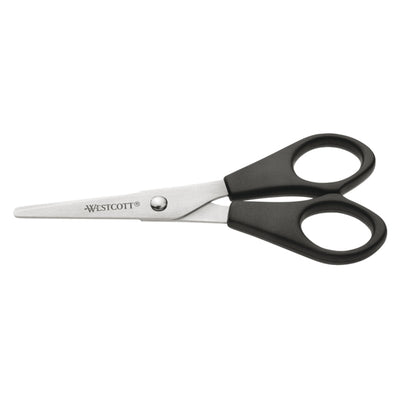 Westcott schaar - 13cm - rvs met kunststof grip - kantoorschaar - ac-e31150
