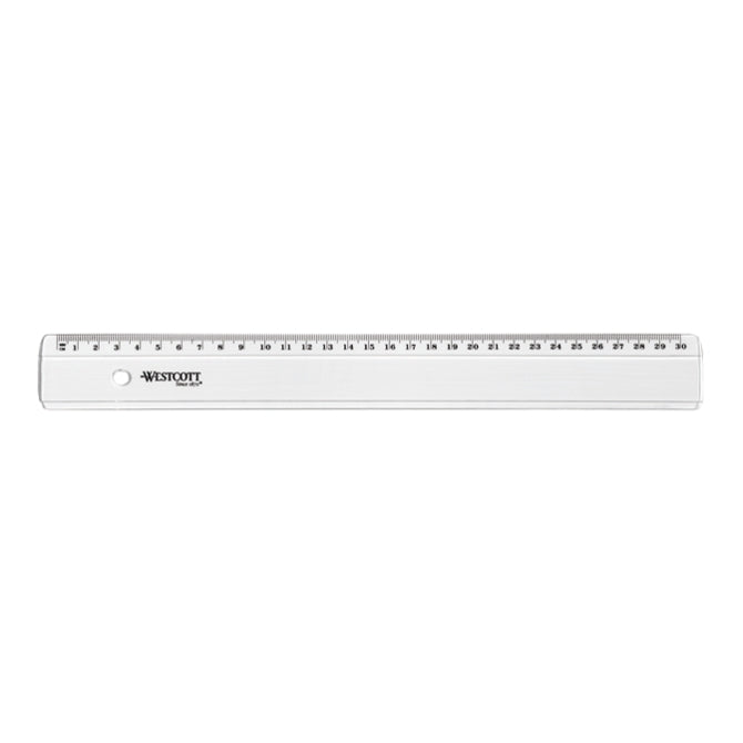 Quantore Ruler M+R 4116 Trasparente di plastica di base 300mm