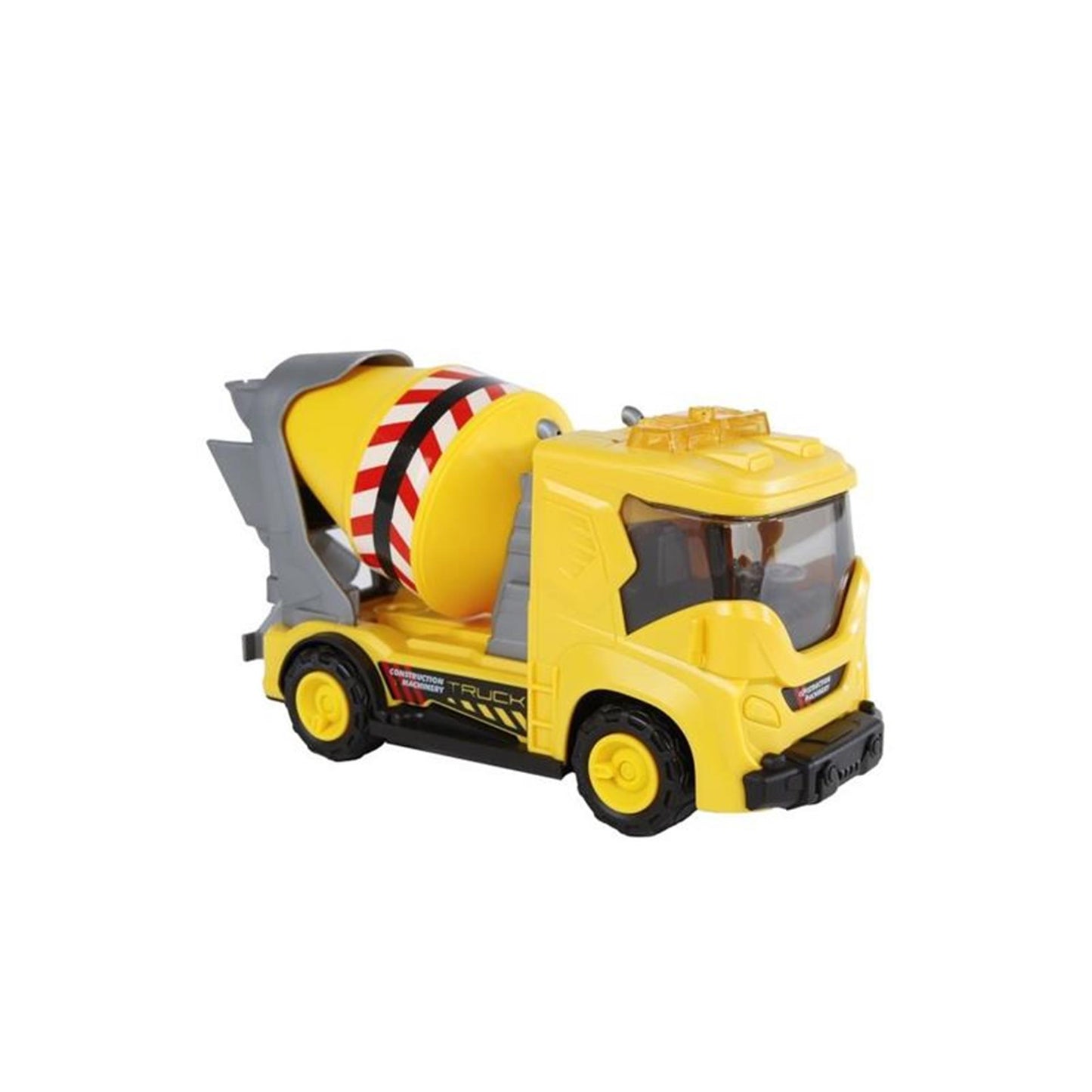 2-play bouwtruck betonmixer frictie licht en geluid in opbergbox 20cm