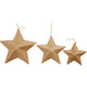 Creativ company stars, d 7.5+10+12.5 cm, 6 pieces 1 box