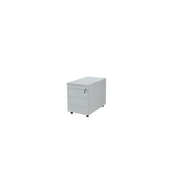 Cajonera Claudius Schavenburg CP-LB38-AL acero 43,5x78x60cm aluminio 3 cajones