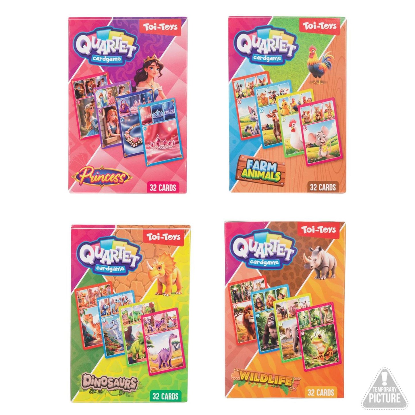 Toi-toys kaartspel kwartet 32 kaarten