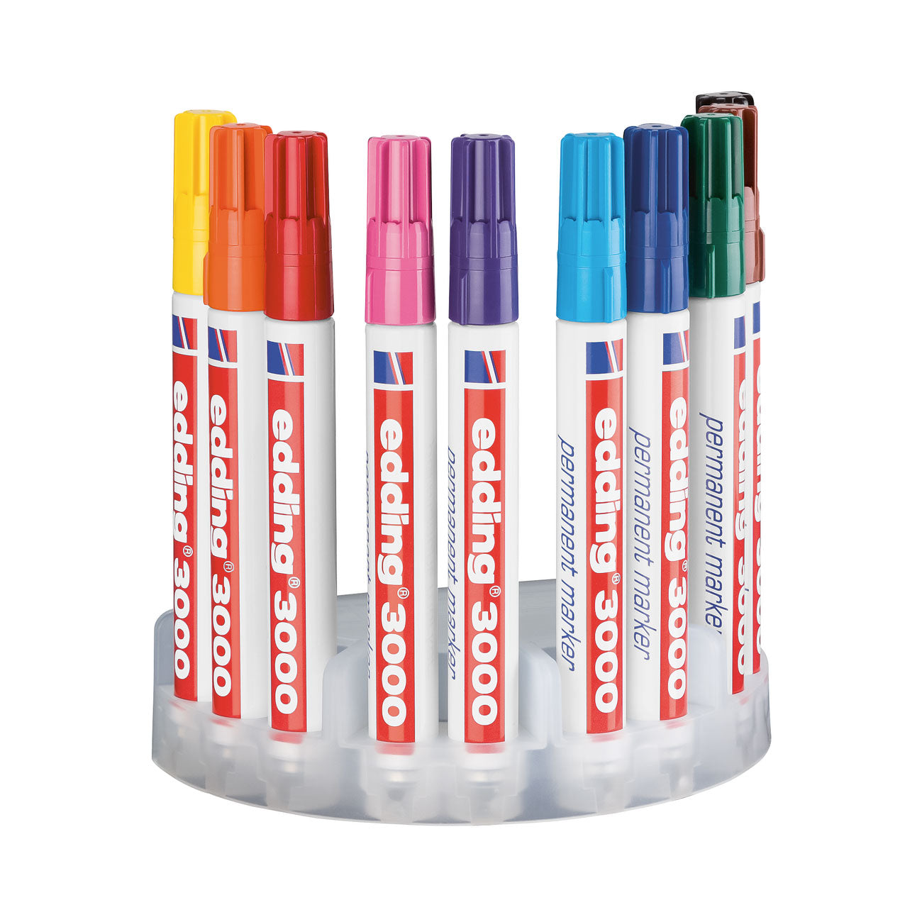 Edding viltstift permanent 3000 rond 1.5-3mm, 10st.