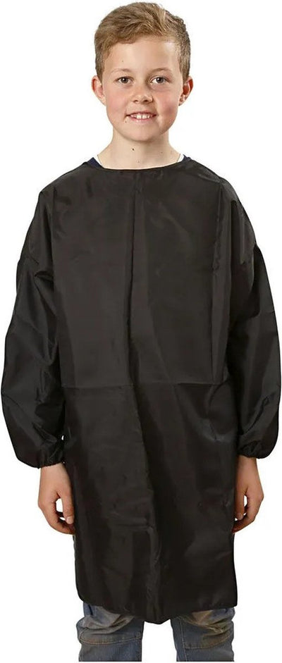Painter's coat, L: 81 cm, size 7-12 years, black, 1 piece
