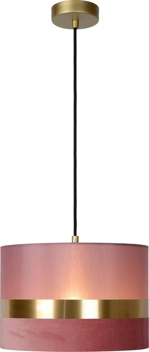 Lucide extravaganza tusse - hanglamp - ø 30 cm - 1xe27 - roze