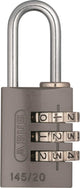 Abus Cijfer Hangslot 145 20 Titanium - Grijs - 5cm