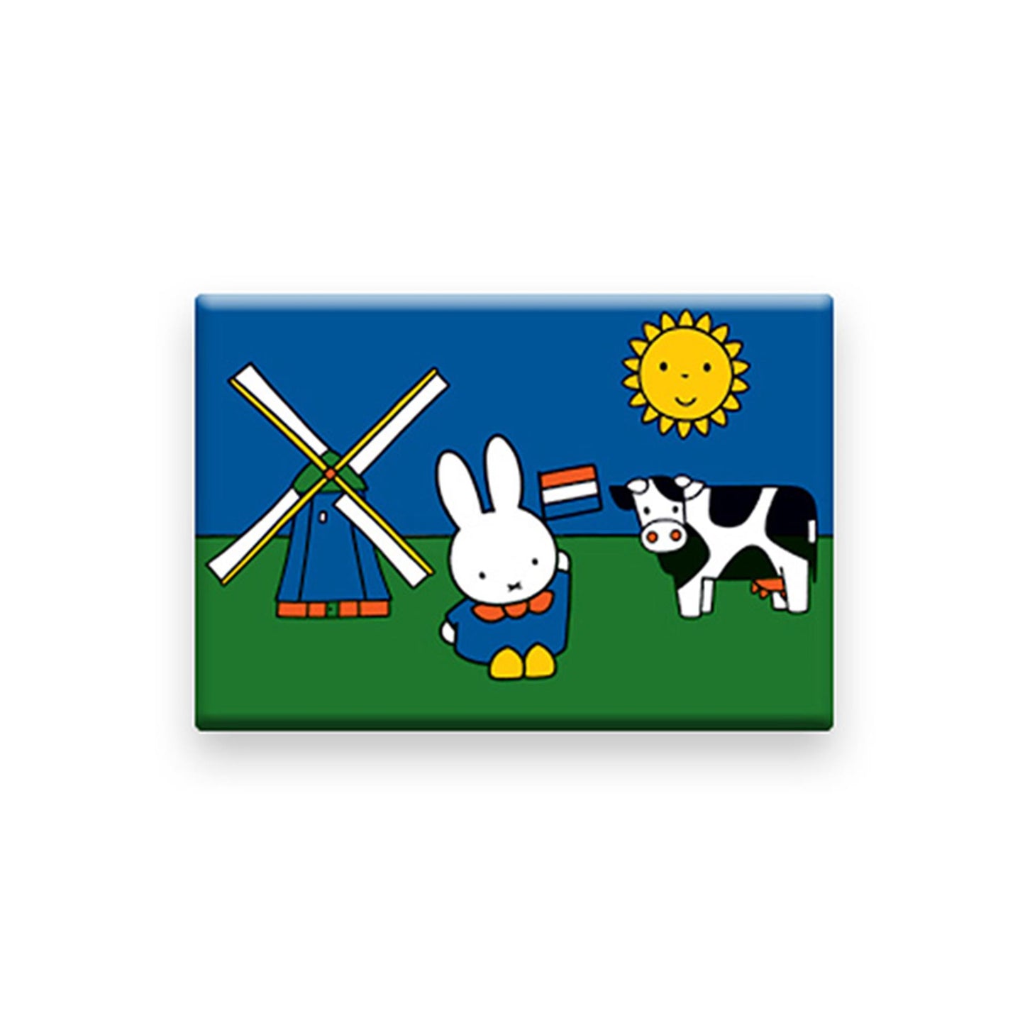 Imán de nevera Miffy prado de hojalata