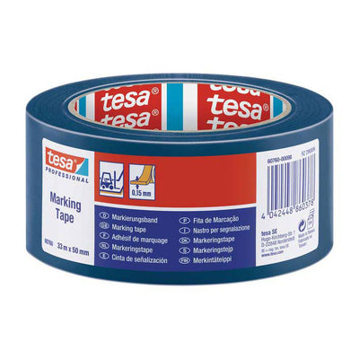 Cinta de marcado cuantore tesa profesional azul