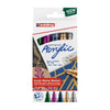 Quantore marcatore acrilico edding metallic, 5 pezzi.