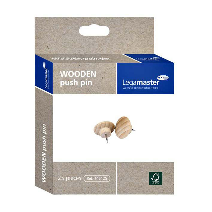Quantore chinchetas legamaster madera, 25 uds.