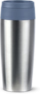 Tefal bludrop - bottiglia thermos - 0,36 l - blu - compatta - a tenuta stagna - adatta per bevande calde e fredde