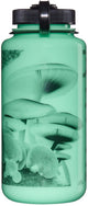 Nalgene - setas negras brillantes de boca ancha de 1000 ml sustentan nuevas