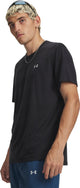 Under armour ua velociti ss-blk heren sportshirt - zwart - reflecterend