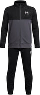 Tuta da ragazzo Under Armour UA Rival CB Knit Track Suit-BLK - Nera - Castle Rock - Bianca