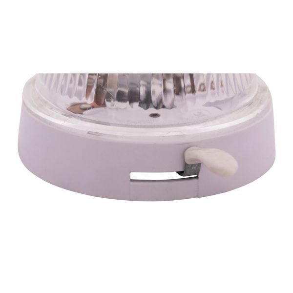 Binnenlamp 90 mm. + schak.