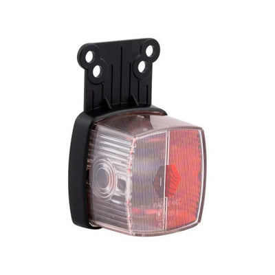 Posiziona lampada bianca+quadrato rosso