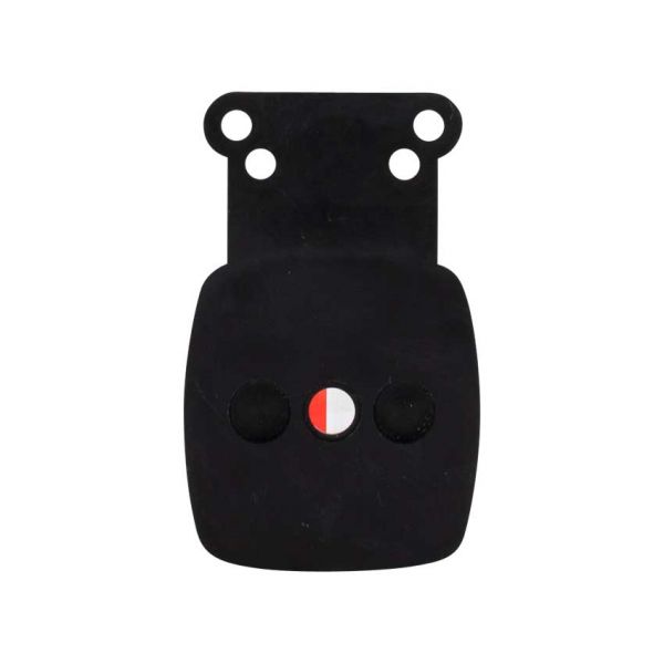 Posiziona lampada bianca+quadrato rosso