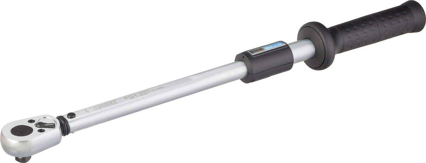Llave dinamométrica Hazet 5122-2clt - rango de torsión min-max: 40 – 200 nm - precisión: 4% - sólido cuadrado de 1 2 pulgadas (12,5 mm) - longitud: 545 mm