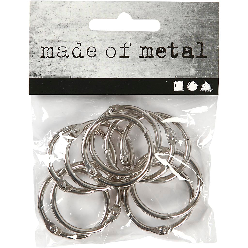 Creativ company bookbinding ring, d 25 mm, thickness 2.7 mm, 10 pieces 1 box