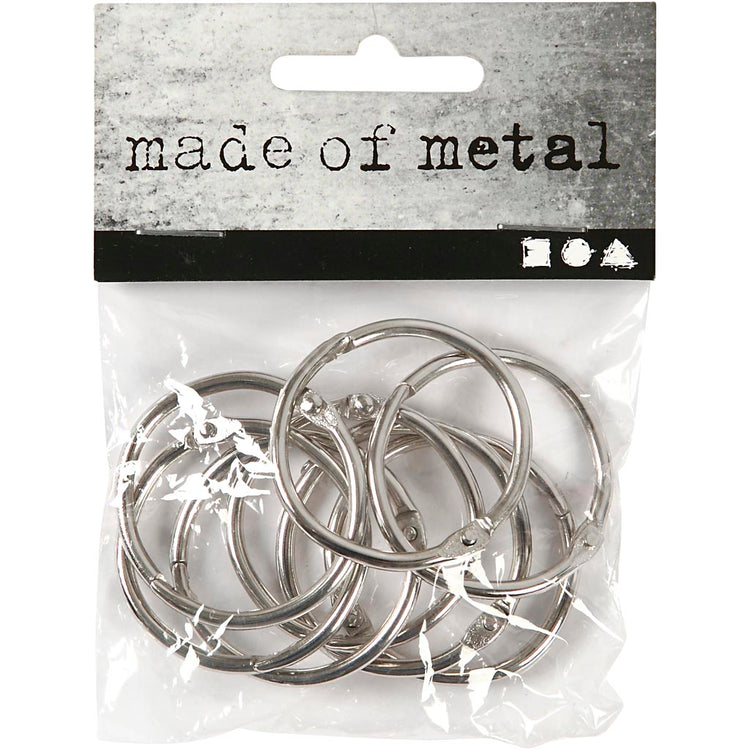 Anello per legatoria Creativ Company, d 32 mm, spessore 2,7 mm, 8 pezzi 1 scatola