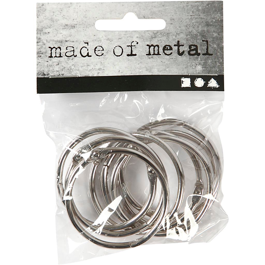 Anello per legatoria Creativ Company, d 38 mm, spessore 3 mm, 8 pezzi 1 scatola