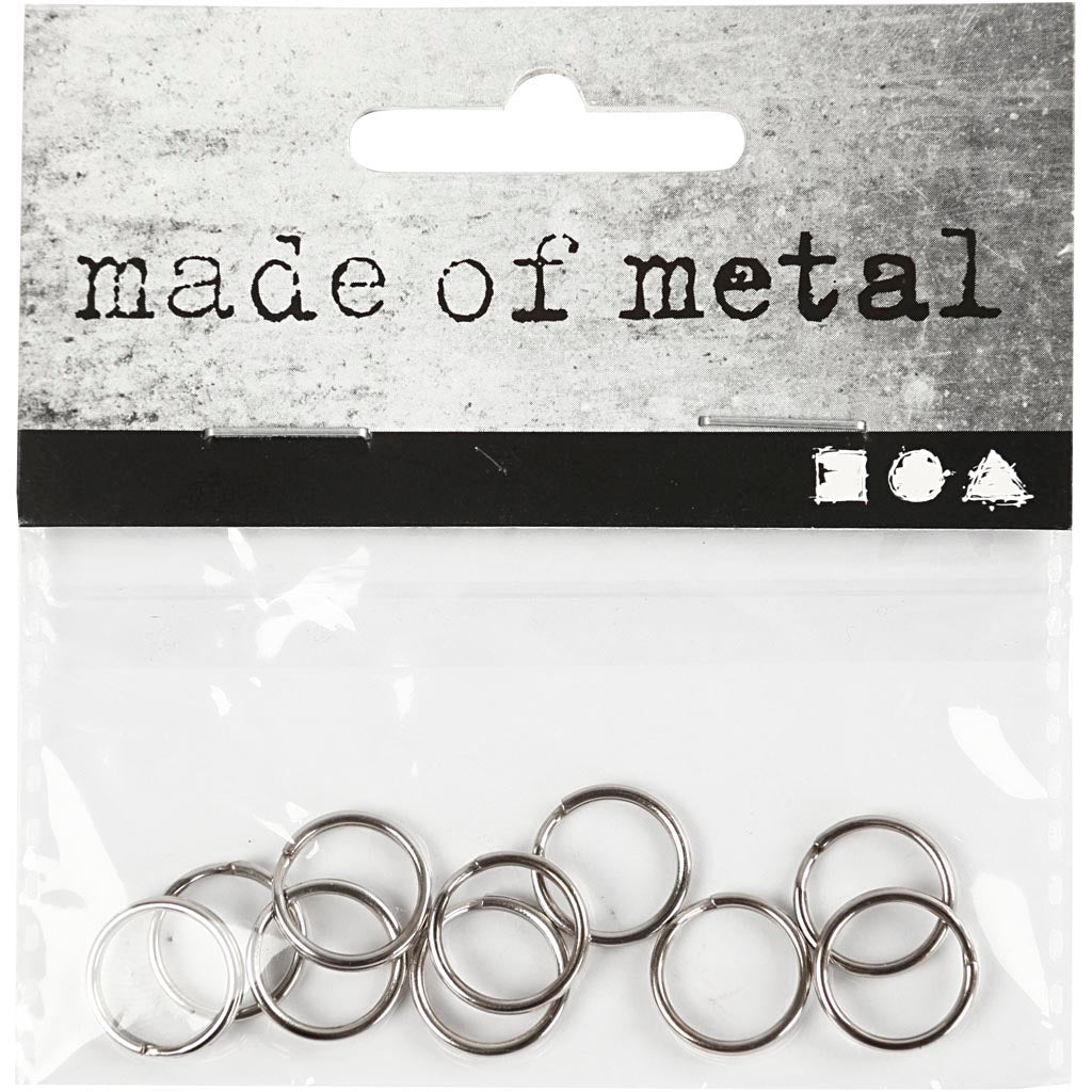 Creativ company key rings, d 12 mm, 10 pieces, 1 box