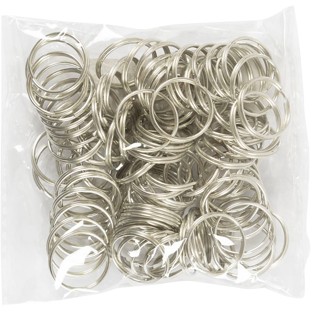 Creativ company key rings, d 20 mm, 100 pieces, 1 box