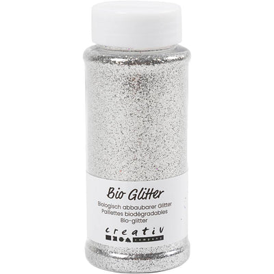 Creativ company bio sparkles, argento, 140 ml 1 scatola