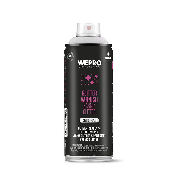 Mtn 1070464 - pro glitter varnish: silver | 3 pieces