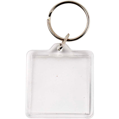 Keychain de Creativ Company, Dim 40x40 mm, 25 piezas 1 caja