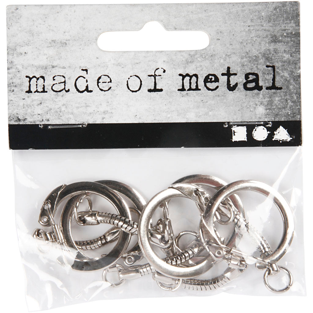 Key Ring de la empresa Creativ con cierre, 5st.