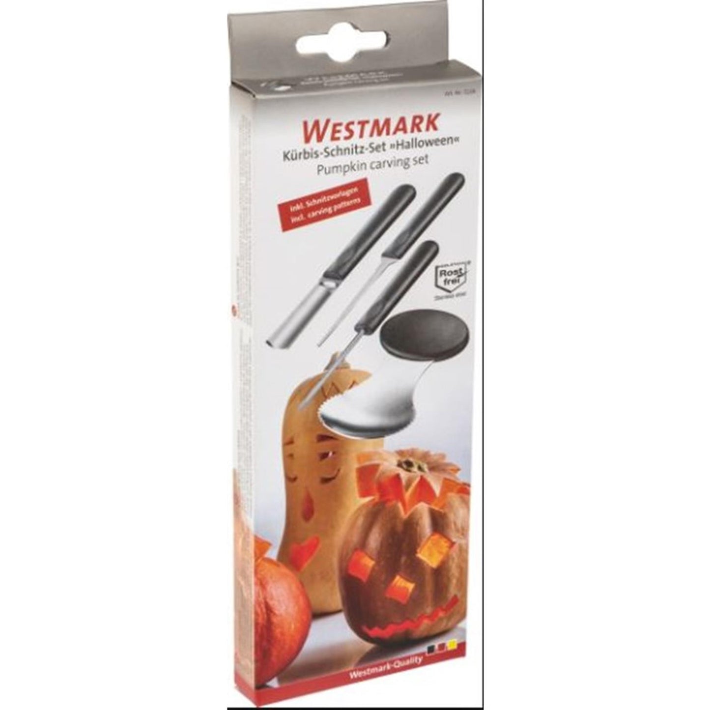 Juego de talla de calabaza Westmark de 4 piezas