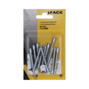 Mack 1075810 - 12 viti per mobili esagonale a 6 facce 7 x 50 mm | 10 pezzi