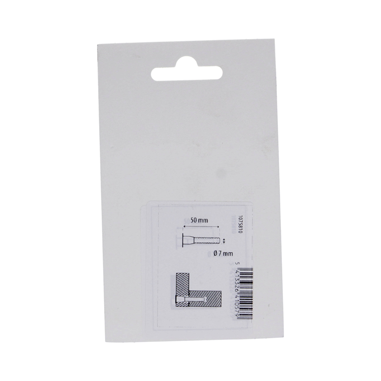 Mack 1075810 - 12 viti per mobili esagonale a 6 facce 7 x 50 mm | 10 pezzi