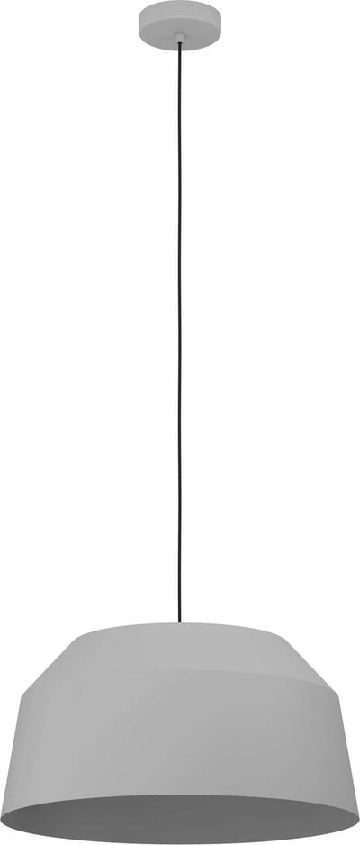 Lámpara colgante Eglo contrisa - e27 - ø 52 cm - gris