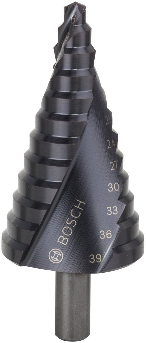 Punte a gradini Bosch hss-altin - 12 gradini - 6-39 mm