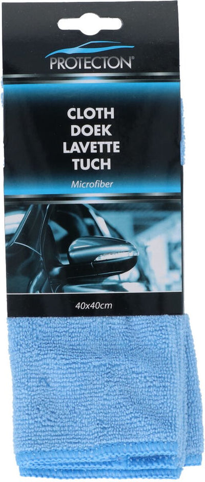 Protecton microfibre cloth - for streak-free cleaning - for car, camper or caravan - extra soft - lint-free - can be used wet and dry - machine washable - 40x40cm